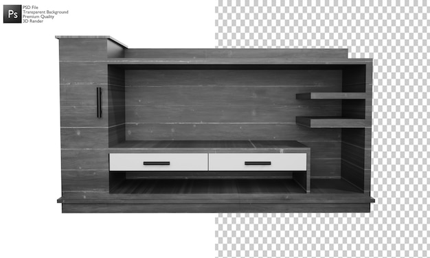 Disegno dell'illustrazione della credenza 3D