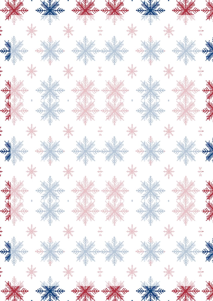 PSD disegno di fiocchi di neve pastello