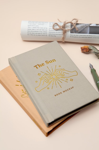 Disegno di mockup della copertina del libro