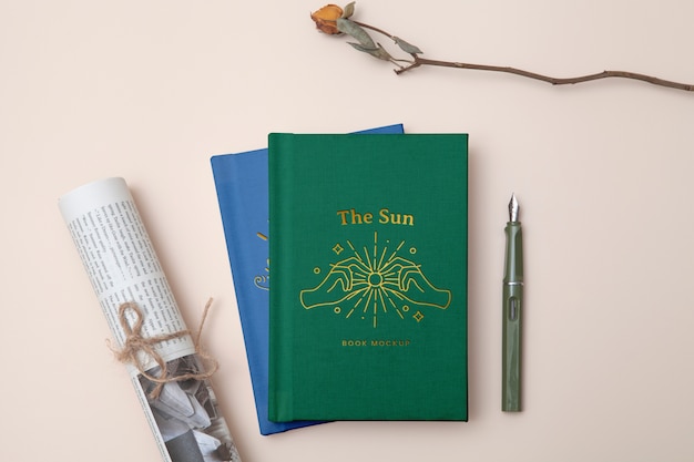 Disegno di mockup della copertina del libro