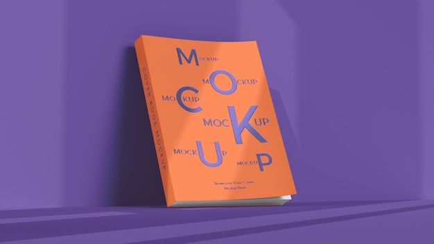 Disegno di mockup della copertina del libro