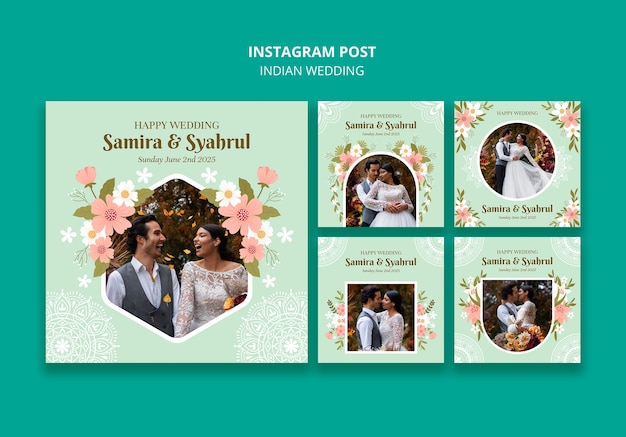 Disegno di modelli per matrimoni indiani