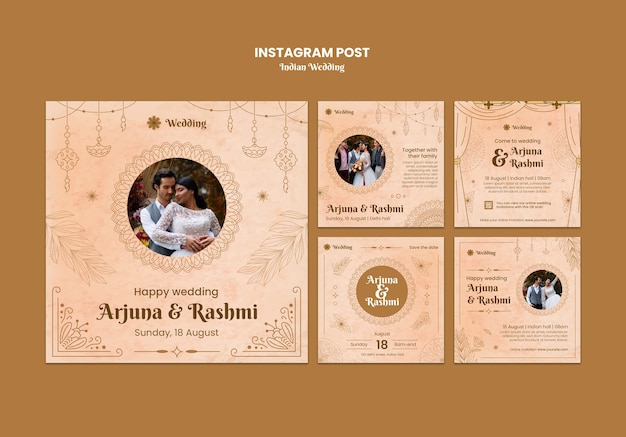 Disegno di modelli per matrimoni indiani