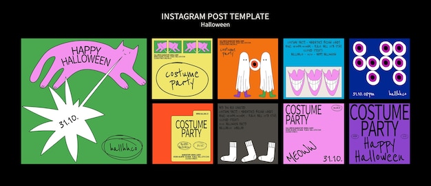 Disegno di modello di Halloween