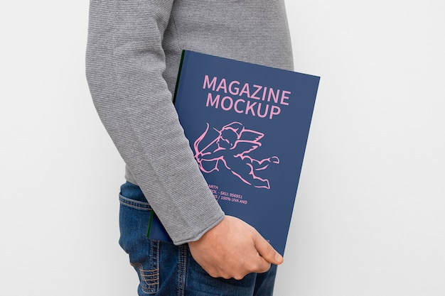 Disegno di modello di rivista di tenuta