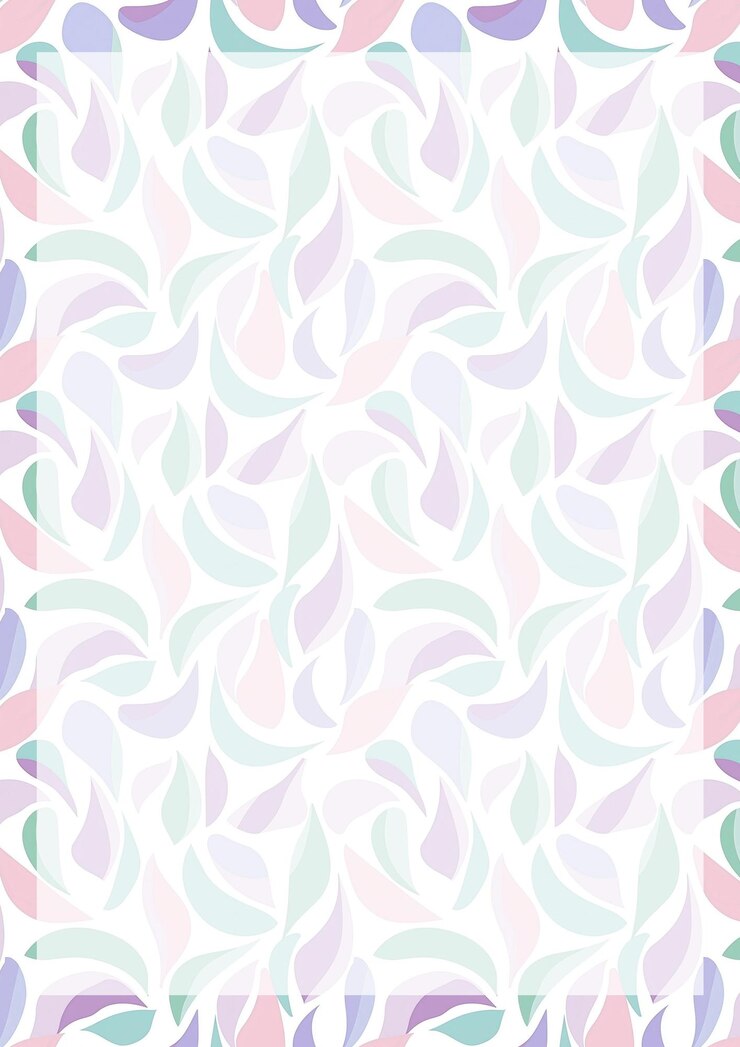 PSD disegno floreale astratto in pastello