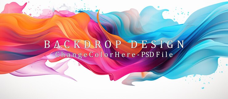 PSD disegno rotante e colorato astratto