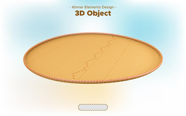 PSD diseño 3d de elementos jemeres.