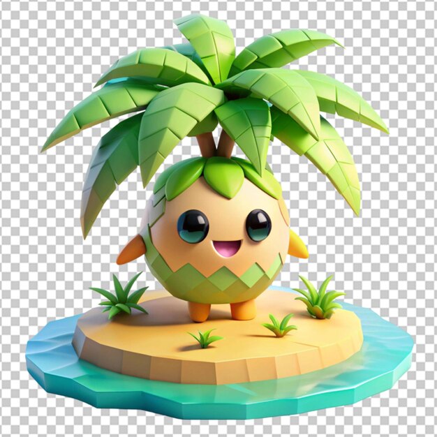 Diseño 3D de una mini playa