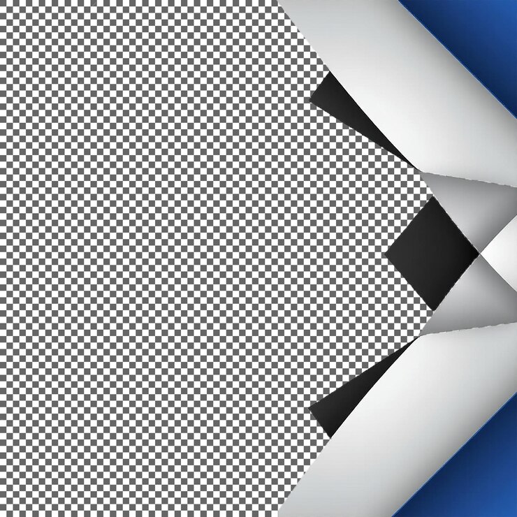 PSD diseño abstracto blanco y azul con formas geométricas