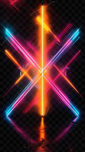 PSD un diseño abstracto colorido de una cruz con la palabra luz en ella