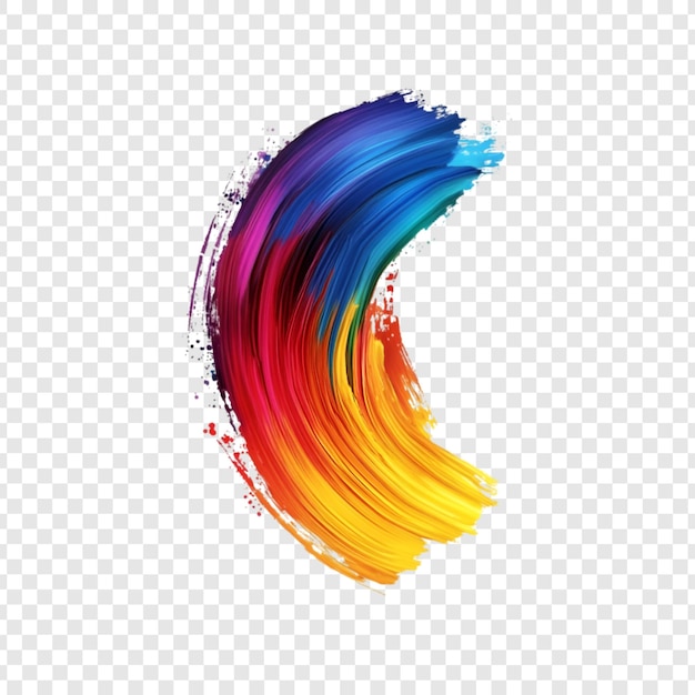Diseño abstracto de trazos de pincel