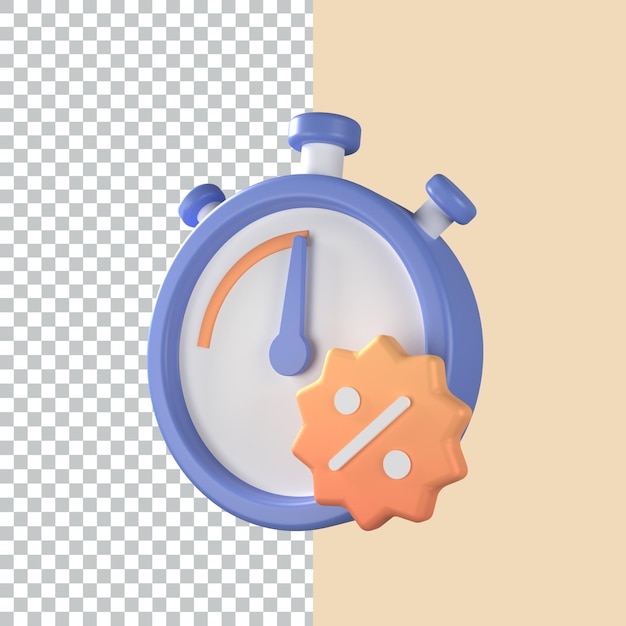 Diseño de activos de representación de íconos en 3D Ilustración de ícones en 3D