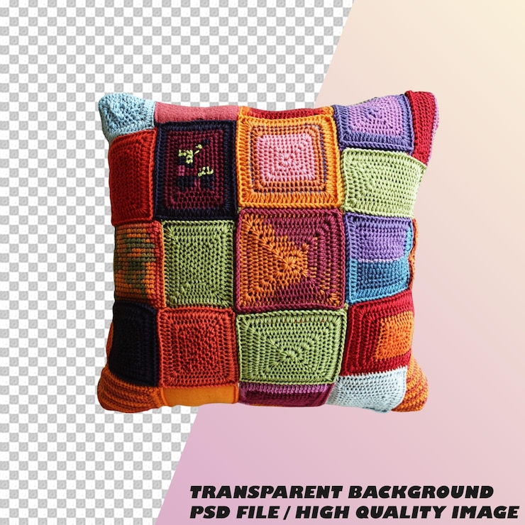 PSD diseño de almohada de halloween aislado en archivo psd de fondo transparente