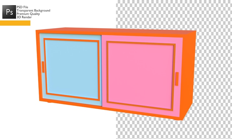 PSD diseño de armario 3d