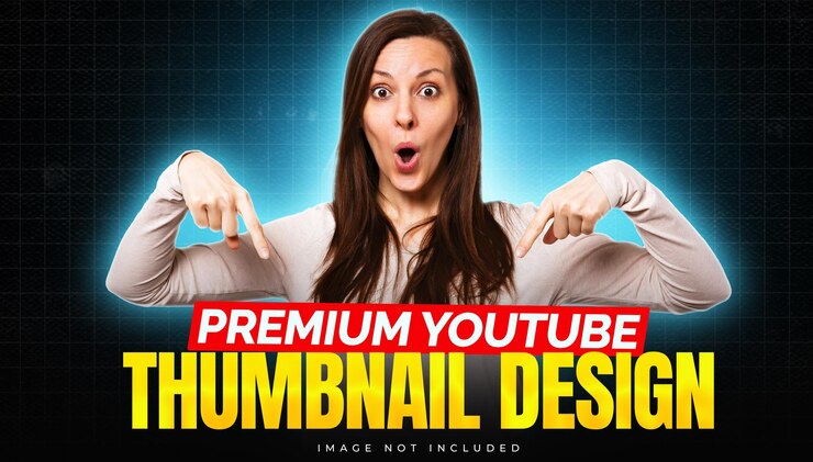 PSD diseño atractivo de miniaturas de youtube