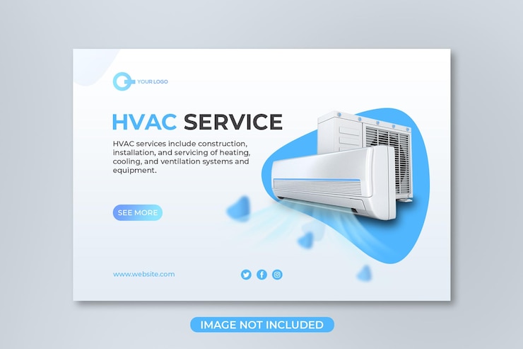 Diseño de banner web para hvac
