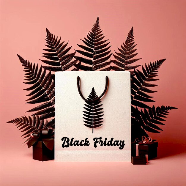 Diseño de bolsas de compras para el Black Friday
