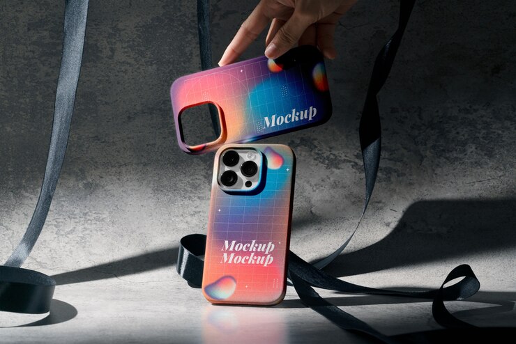 PSD diseño de la caja del teléfono