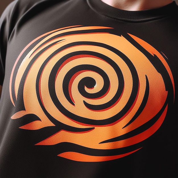 PSD diseño de la camiseta de naruto