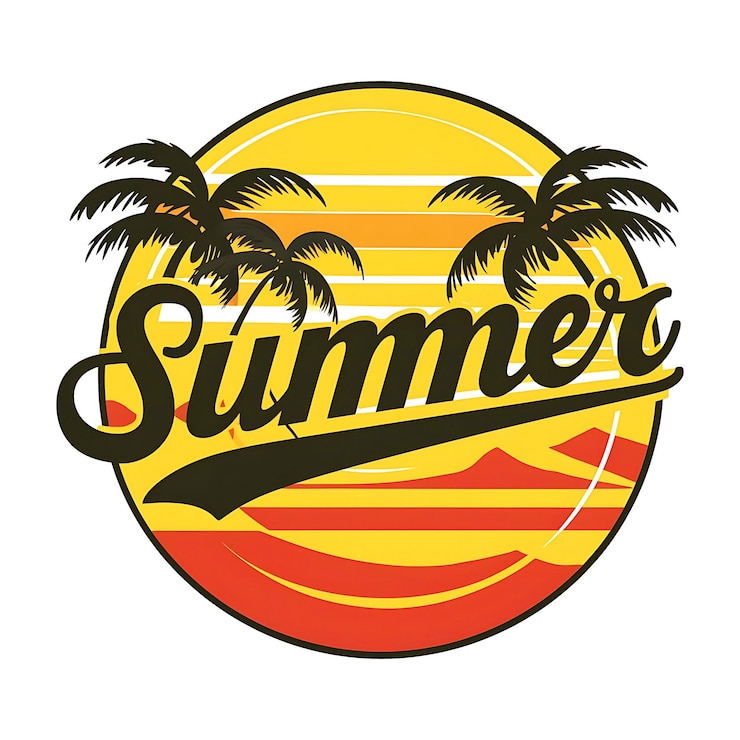 PSD diseño de camiseta de verano fondo png
