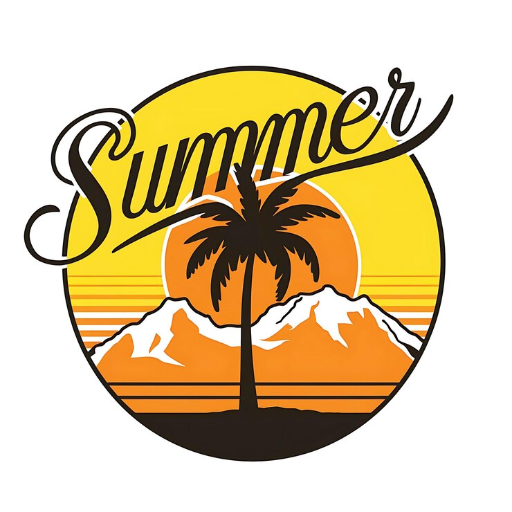 PSD diseño de camiseta de verano fondo png