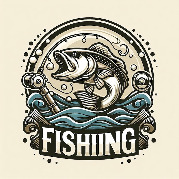 PSD diseño de camisetas de pesca