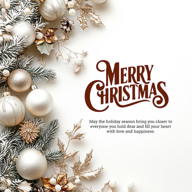 Diseño de cartel de feliz navidad