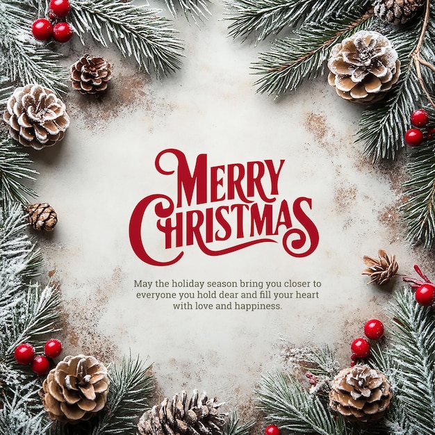 Diseño de cartel de feliz navidad