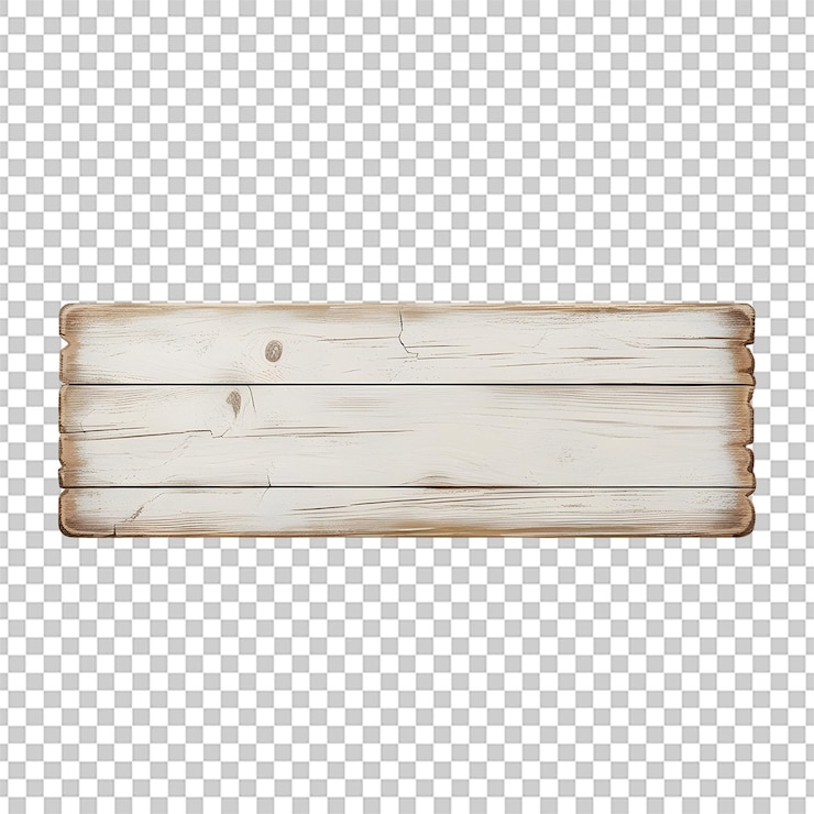 PSD diseño de cartel de madera aislado en maqueta de fondo transparente disponible como png o psd
