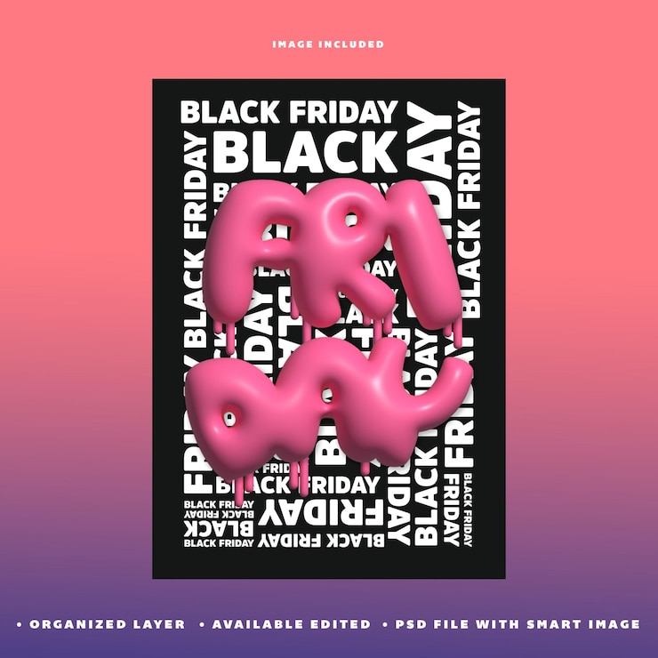 diseño de cartel de viernes negro 4