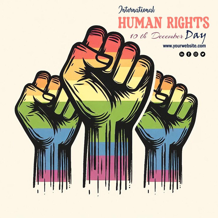 Diseño de carteles para la celebración del Día de los Derechos Humanos
