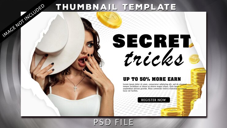 Diseño de carteles o pancartas de venta de ofertas secretas