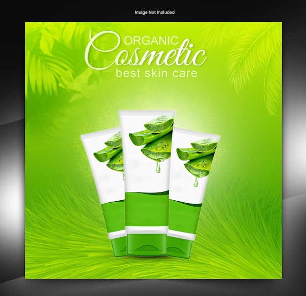 Diseño de carteles de venta de productos cosméticos