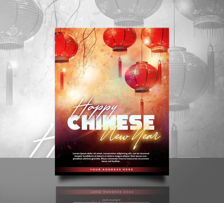 Diseño de celebración de la fiesta de las linternas del Año Nuevo Chino