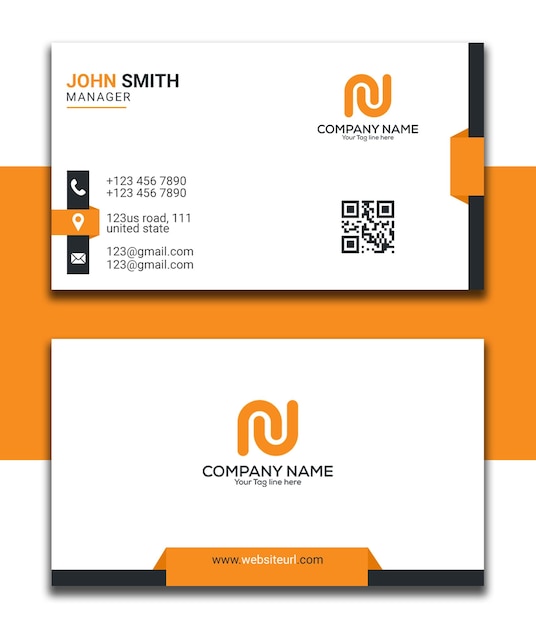 Diseño creativo de tarjeta de visita