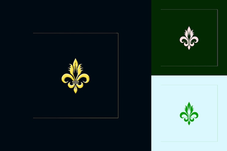 PSD el diseño de los cuatro colores del diseño