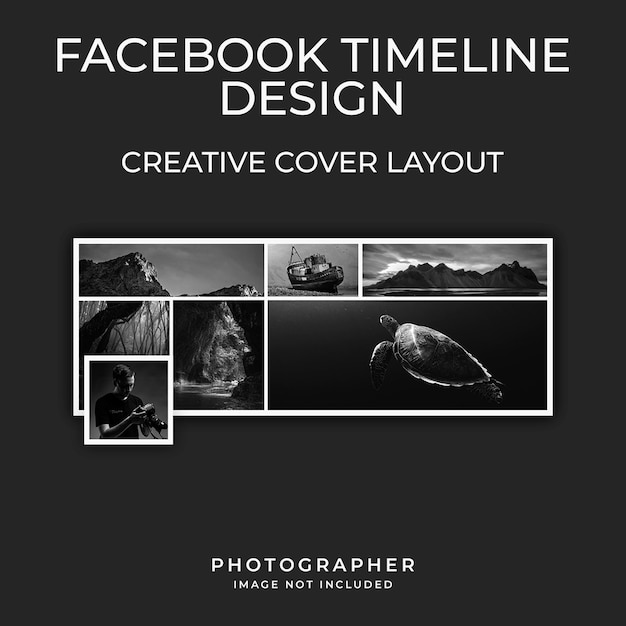 PSD diseño de la cubierta de facebook