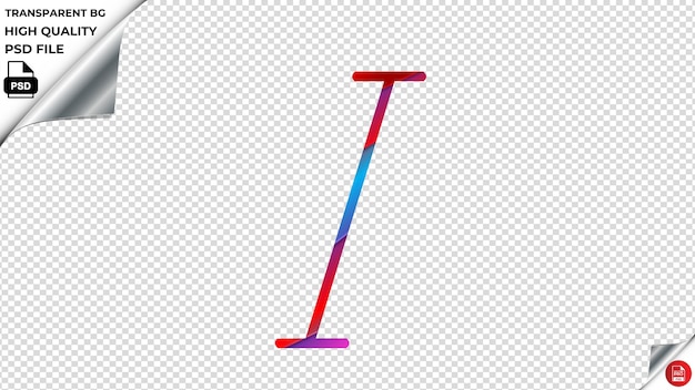 PSD diseño en cursiva2 icono vectorial rojo azul púrpura cinta psd transparente