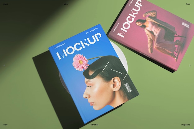 Diseño editorial de la revista Mockup