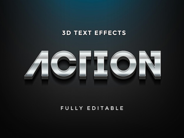 PSD diseño de efecto de texto editable creativo psd gratis
