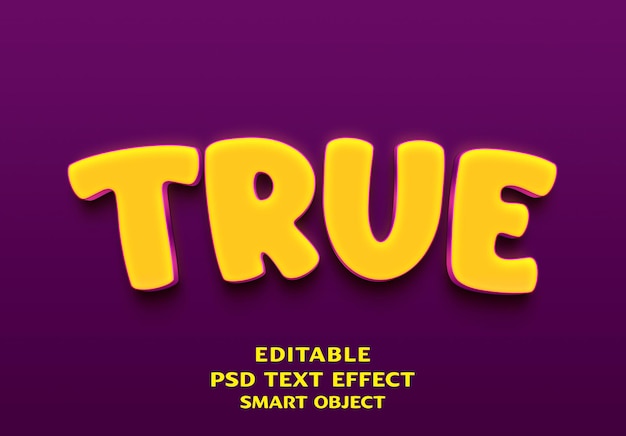 Diseño de efectos de texto en 3D