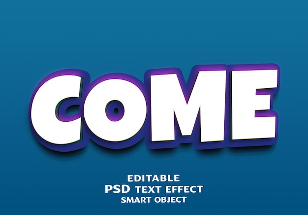 Diseño de efectos de texto en 3D