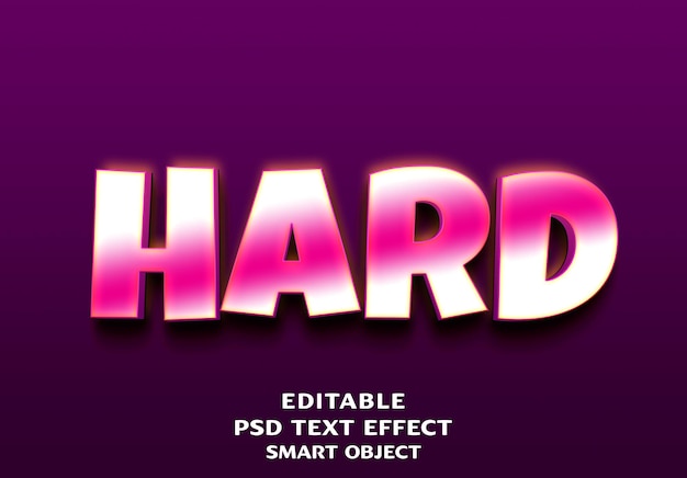 Diseño de efectos de texto en 3D