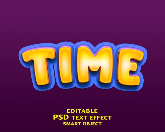 diseño de efectos de texto en 3D