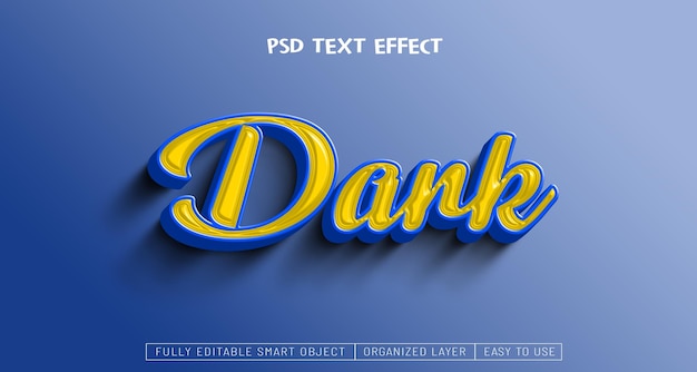 Diseño de efectos de texto psd