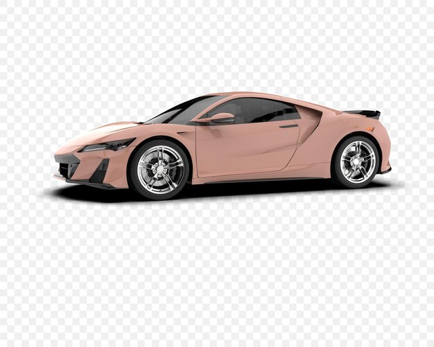 Diseño elegante y moderno del automóvil deportivo