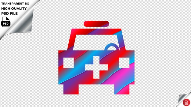 PSD diseño de emergencia2 icon vector rojo azul púrpura cinta psd transparente