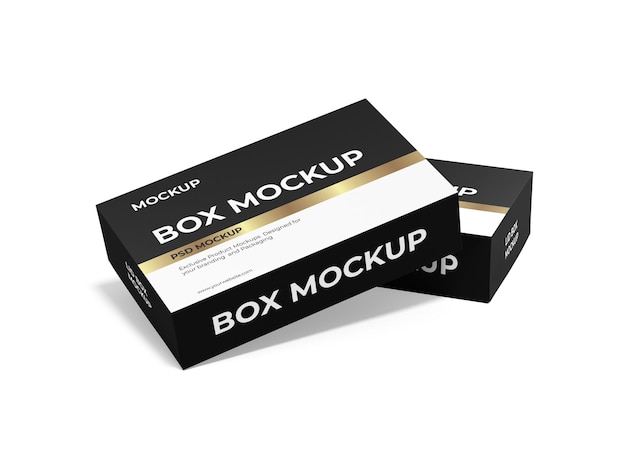 Diseño de envases de maquillaje de caja para la presentación de productos