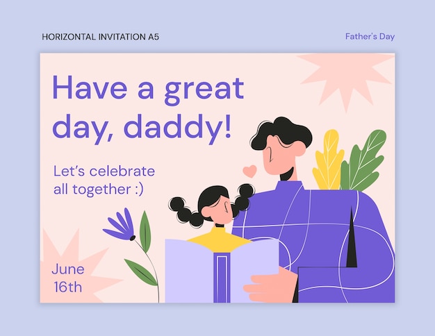 PSD diseño de equipo para el día del padre